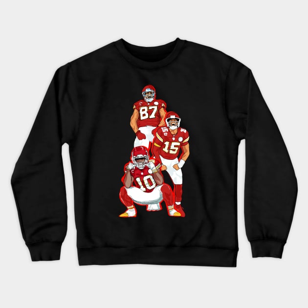 Chiefs - black Crewneck Sweatshirt by Mic jr